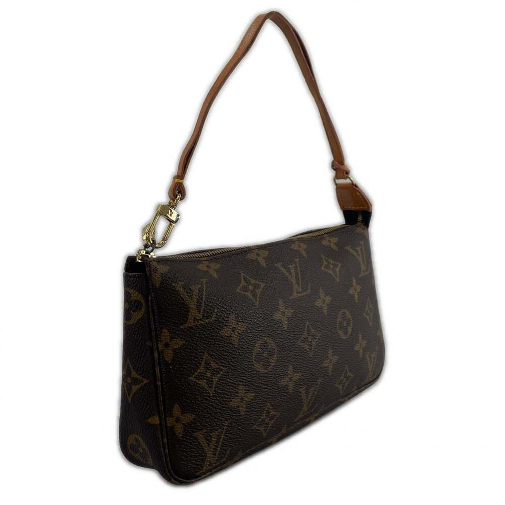 LOUIS VUITTON Brown Monogram Canvas Pochette Pouch - Picture 3 of 13